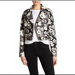 NWT Motorcylcle Jacket Floral by Sam Edelman